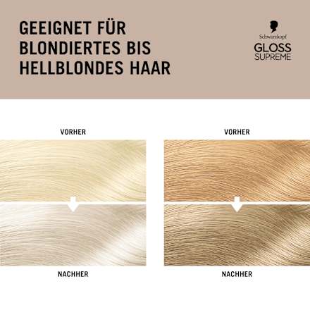 Glossing Platin Blond Schwarzkopf GLOSS SUPREME