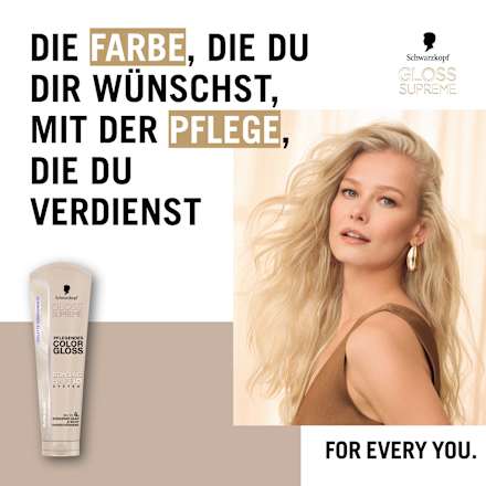 Glossing Platin Blond Schwarzkopf GLOSS SUPREME