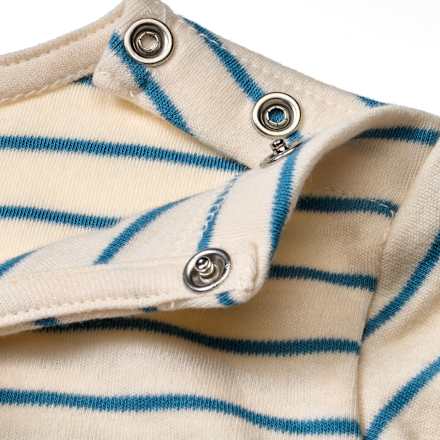 Set mit Langarmshirt & Velours-Hose mit Bären-Motiv, blau + beige, Gr. 62 ALANA