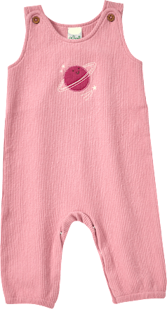 Overall mit Saturn-Motiv, rosa, Gr. 62 ALANA
