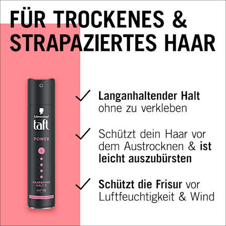 Haarspray POWER Halt 5 Schwarzkopf taft
