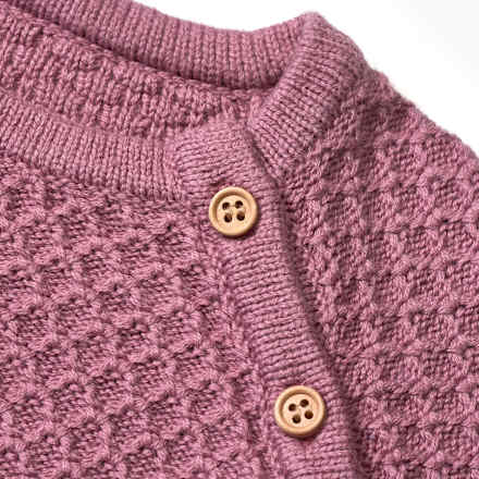 Wickelpullover mit Struktur, beere, Gr. 56 ALANA