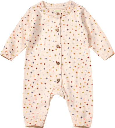 Strickoverall mit Sterne-Muster, bunt, Gr. 56 ALANA