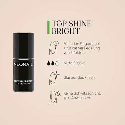 UV Top Coat Shine Bright NÉONAIL