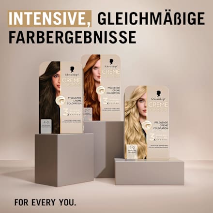 Dauerhafte Coloration Creme Supreme - Nr. 4-0 Natürliches Dunkelbraun Schwarzkopf CREME SUPREME