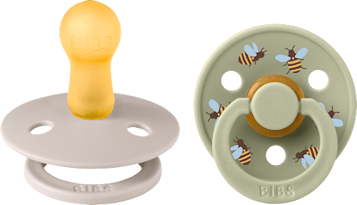 Okrogla duda Colour, lateks - Bumblebee 6-18m BIBS