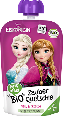 Voćni pire Anna i Elsa – jabuka i jagoda PURE & FUN