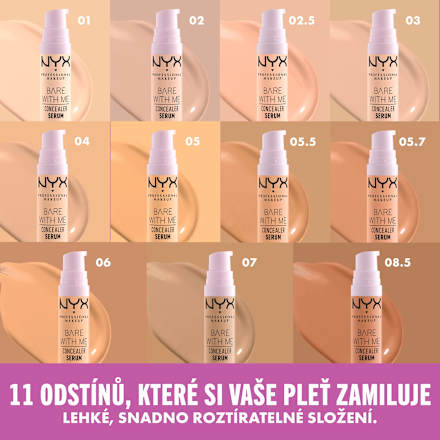 korektor Bare With Me, 07 Medium NYX PROFESSIONAL MAKEUP