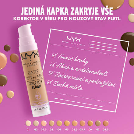 korektor Bare With Me, 04 Beige NYX PROFESSIONAL MAKEUP