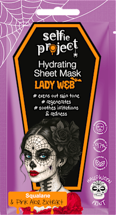 Tuchmaske Hydrating Lady Web Selfie Project