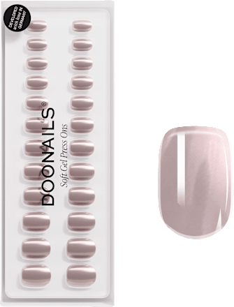 Künstliche Nägel Press Ons Extra Short Square Cashmere Glow Doonails