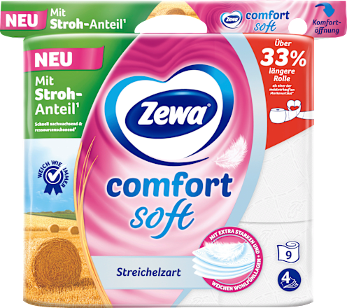 Toilettenpapier comfort soft 4-lagig Zewa