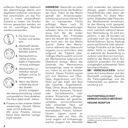 Wachsstift Gesicht, pro BE ROUTINE