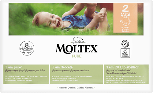 Windeln Pure Gr. 2 Mini  (3-6 kg) Moltex