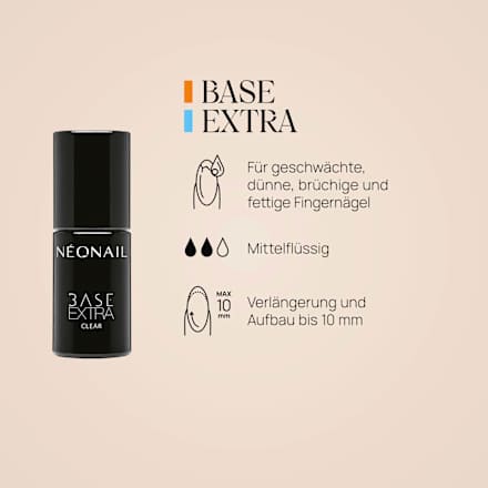 UV Nagellack Base Extra Clear NÉONAIL