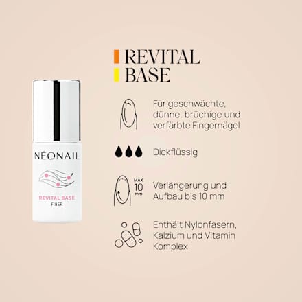 UV Nagellack Base Revital Fiber NÉONAIL