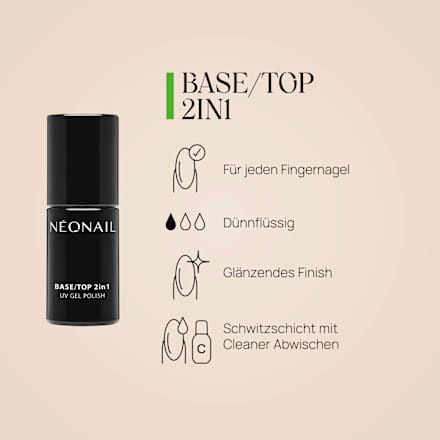 UV Nagellack Base/Top 2in1 NÉONAIL