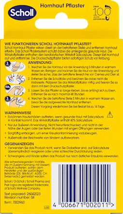 Hornhautentferner Pflaster Scholl