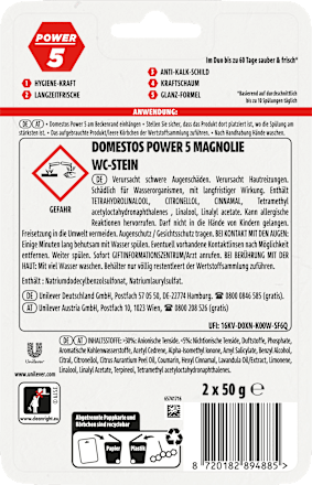 WC-Stein Pink Magnolie Domestos