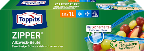 Zipper Allzweckbeutel 1 L Toppits