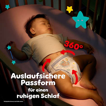 Baby Pants Night Gr. 5 (12-17 kg) Monatsbox Pampers night pants