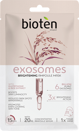 Лист маска за лице Exosomes с глутатион bioten