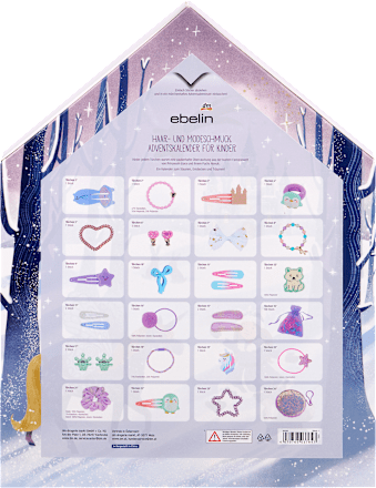 Adventskalender 2026 Haar-Accessoires Kids ebelin