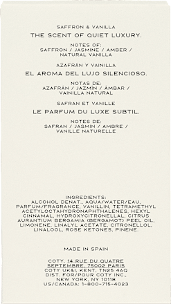Apă de parfum Soffron &Vanilla