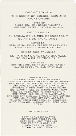 Apă de parfum Coconut &Vanilla
