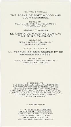 Apă de parfum Santal &Vanilla