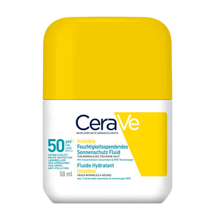 CERAVE Sonnenschutz Fluid Inv. Feuchtigkeit. LSF50 CeraVe