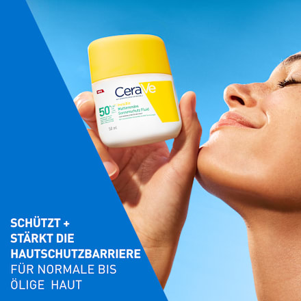 CERAVE Sonnenschutz Fluid Inv. Mattierend LSF50+ CeraVe