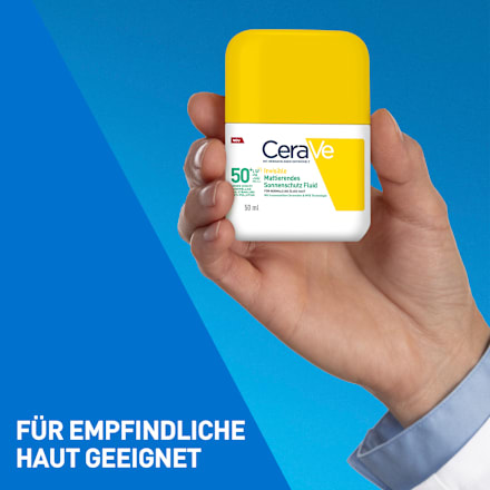 CERAVE Sonnenschutz Fluid Inv. Mattierend LSF50+ CeraVe