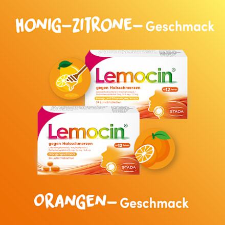 Lemocin gegen Halsschmerzen Lutschtabletten Lemocin