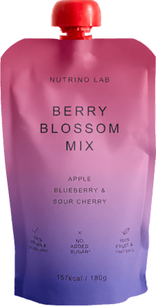 Berry Blossom Mix voćna kaša - jabuka, borovnica, višnja Nutrino Lab