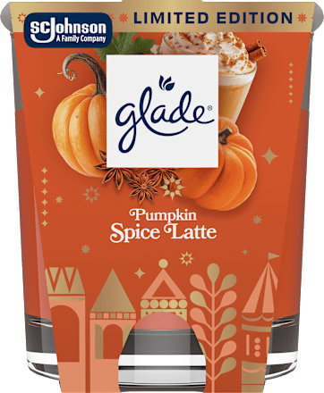 Duftkerze im Glas Pumpkin Spice Latte glade