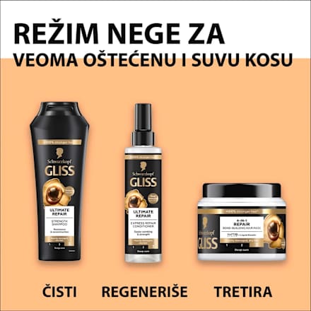 4-IN-1 REPAIR maska za kosu Schwarzkopf GLISS