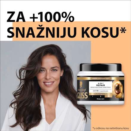 4-IN-1 REPAIR maska za kosu Schwarzkopf GLISS