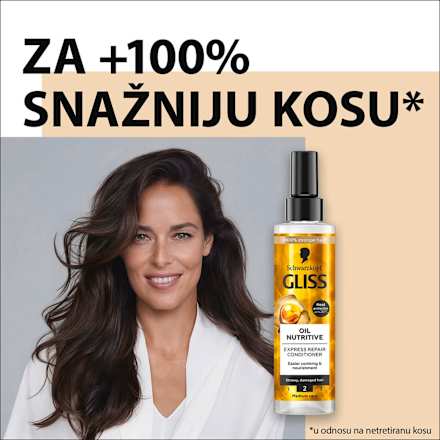 Oil Nutritive - regenerator u spreju Schwarzkopf GLISS