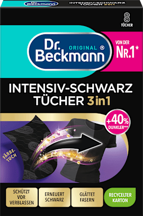 Krpice za ohranjanje črne barve 3v1 Dr.Beckmann