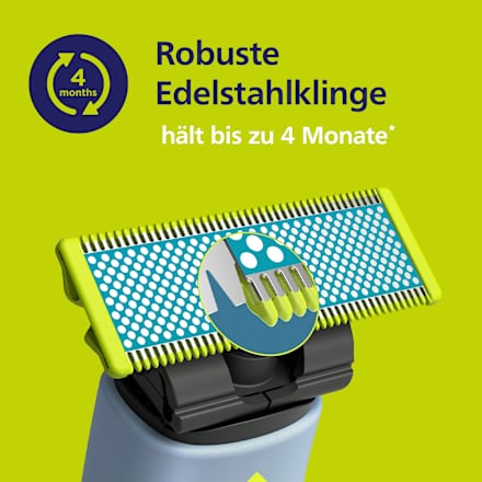 Elektrischer Rasierer, OneBlade Face First Shave QP1326/20 PHILIPS OneBlade