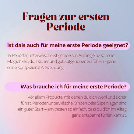 Periodenunterwäsche Slip Teens, Gr. 146/152 dais