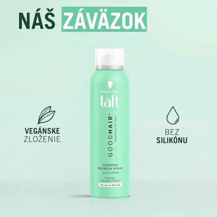 Osviežujúci sprej na normálne a jemné vlasy GOODHAIR+ Schwarzkopf taft