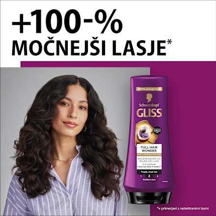 Balzam za lase Full Hair Wonder Schwarzkopf GLISS