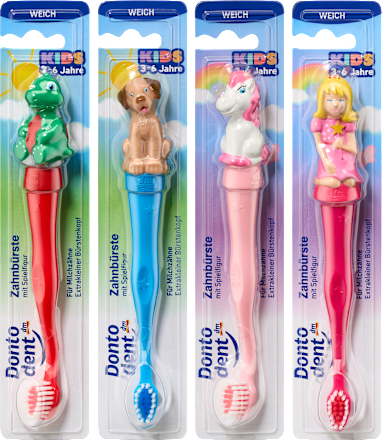 Zahnbürste Kinder Spielfigur Dontodent