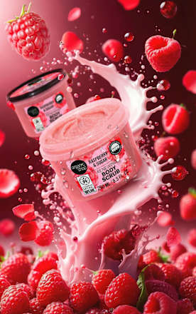 Piling za tijelo Raspberry Cream organic shop