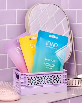 Tuchmaske Hydrogel Glow Mode INAO
