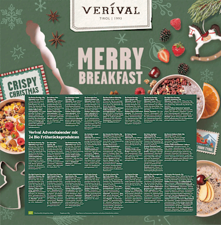 Adventskalender 2026 Merry Breakfast VERIVAL
