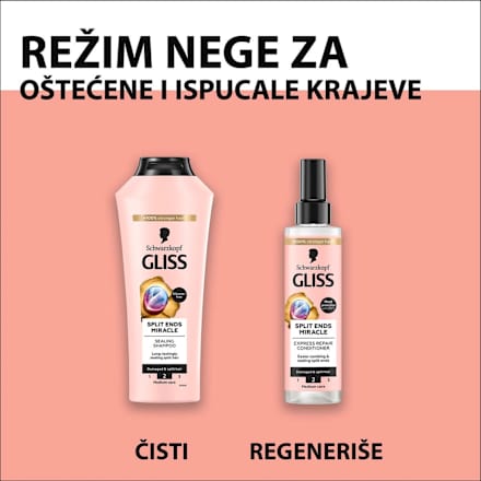 Split Ends Miracle - regenerator u spreju Schwarzkopf GLISS