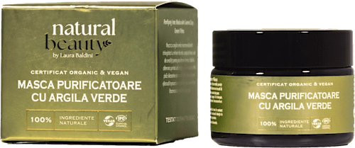 Masca Facială cu Argilă Verde - Green Vibes natural beauty by Laura Baldini